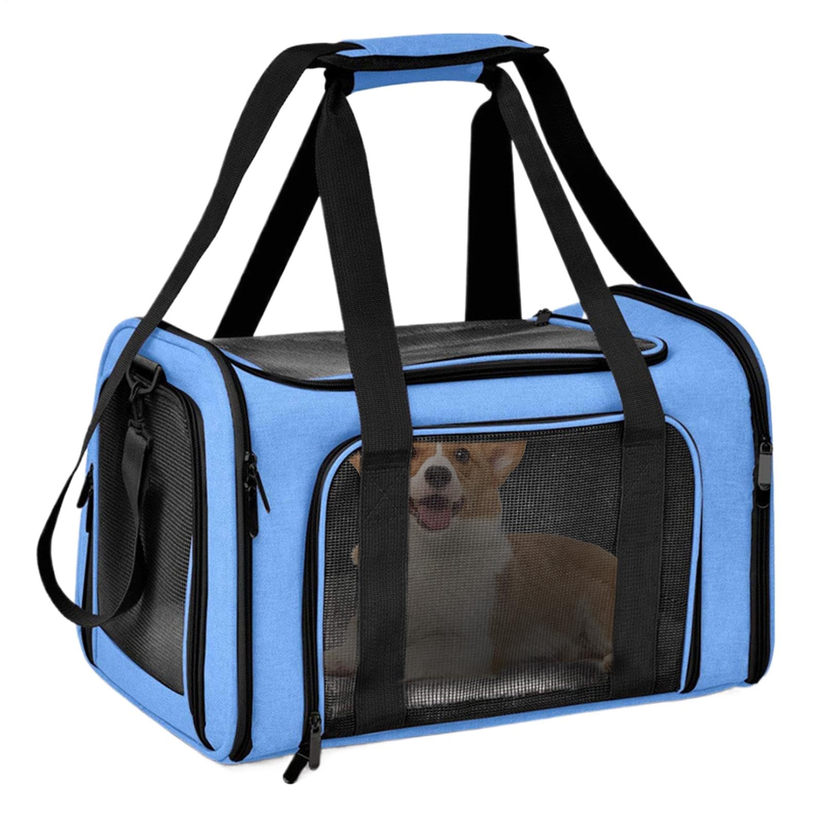 Sac de transport pour chat idéal pour les balades en ville et sorties chez le vétérinaire
