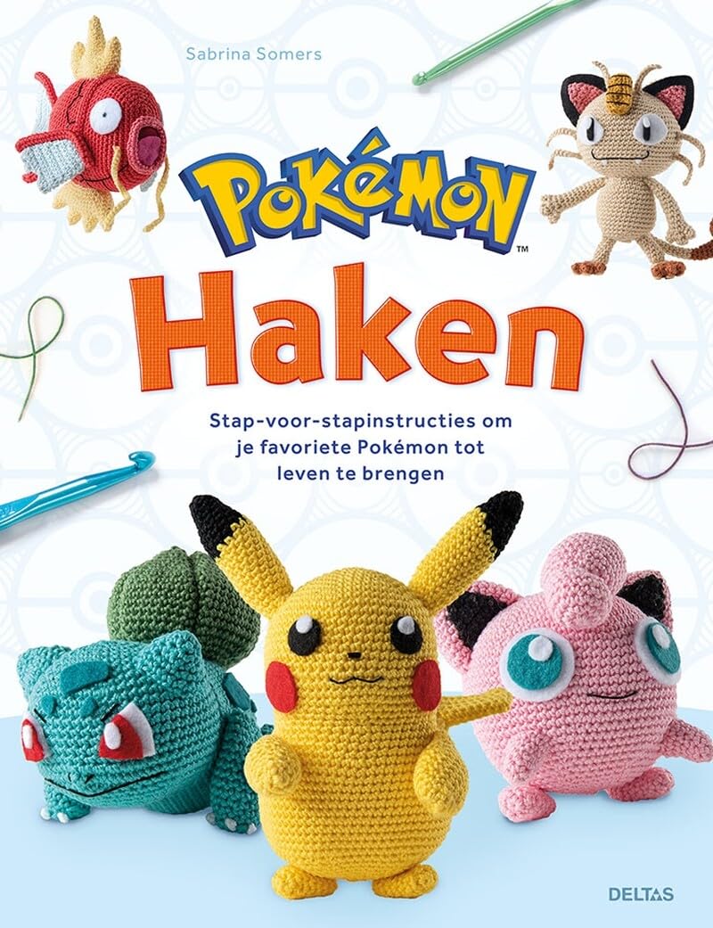Livre crochet Pokémon avec tutoriels pas à pas pour créer vos peluches