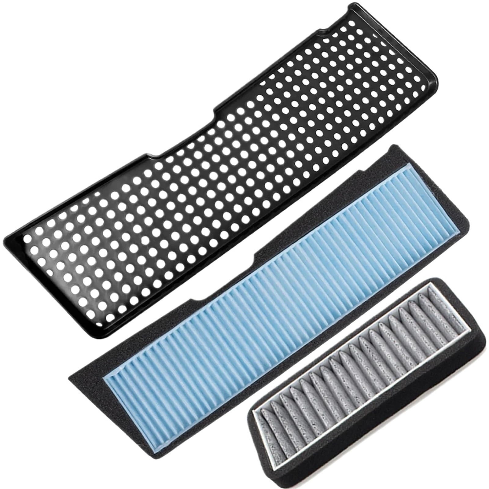 Xnofzwt 3Pcs A Set Car Air Cabin Air Filters Fit For Tesla Model 3 2021-2023 Car External Element Air Conditioning Air Inlet Filter Purifying Air Filter(3Pcs A Set)