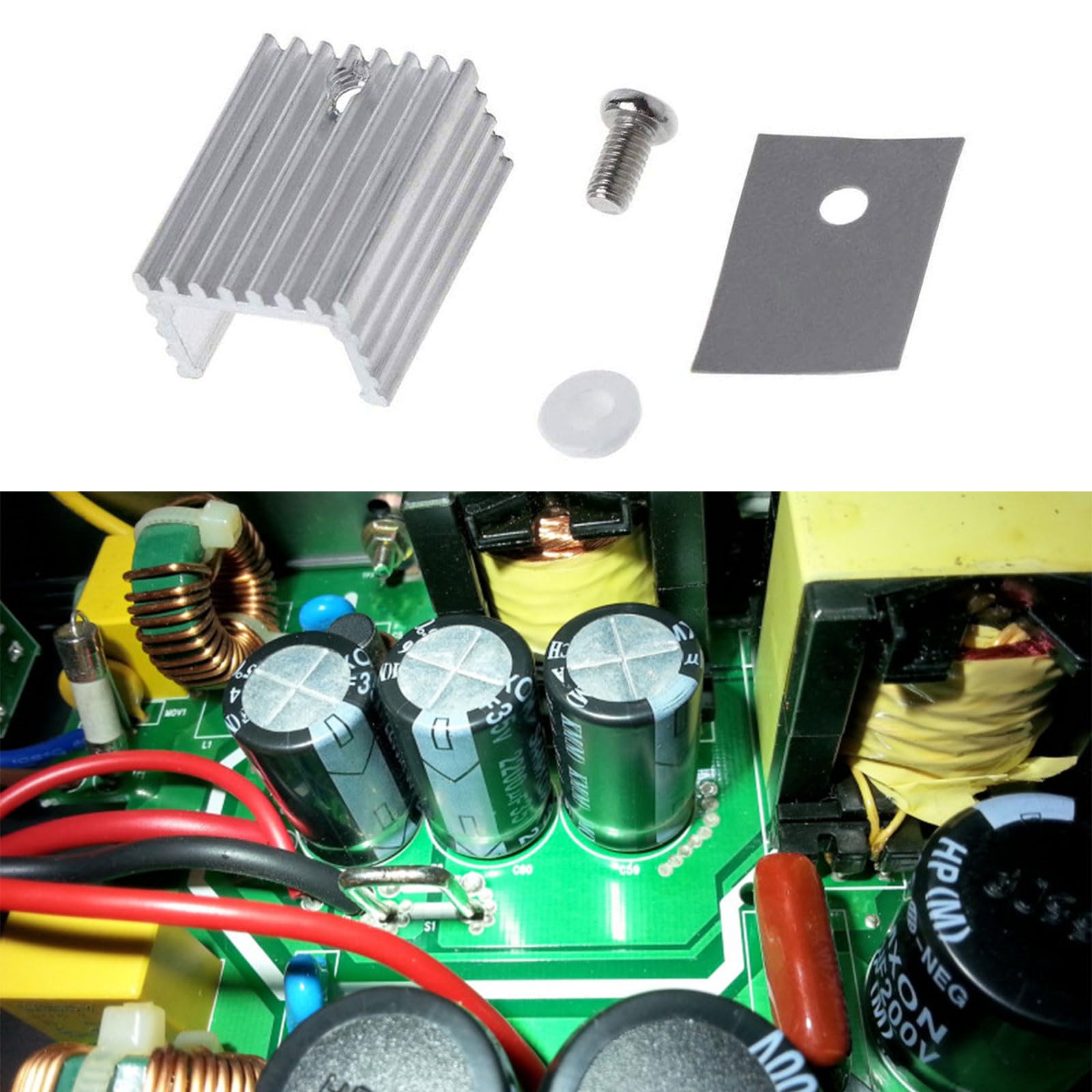 30x TO-220 Kühlkörper-Set Mit Isolator – Perfekt Für MOSFET, Spannungsregler & Mehr, 3 Verschiedene Größen