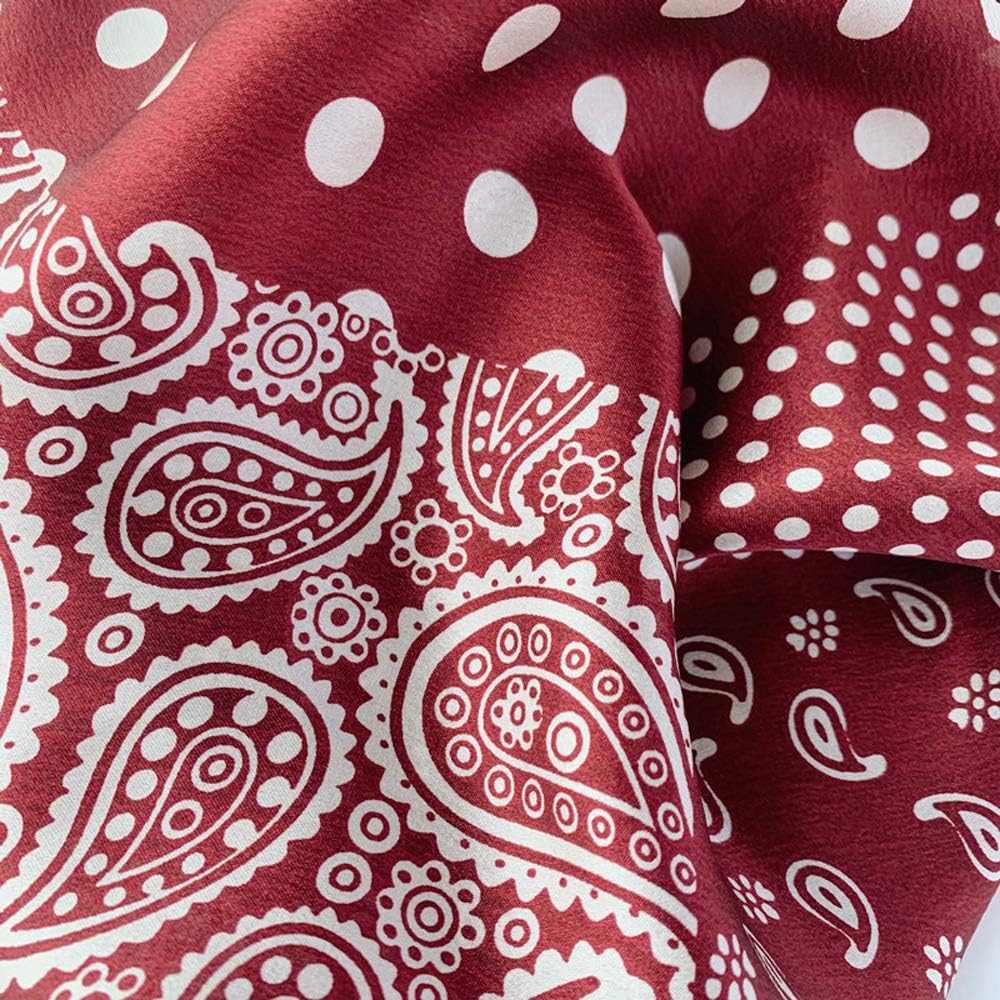 MEISEE Mulberry Silk Scarfs Women Small Square Scarf 21" x 21" Breathable Lightweight Neckerchief Headscarf - Image 4