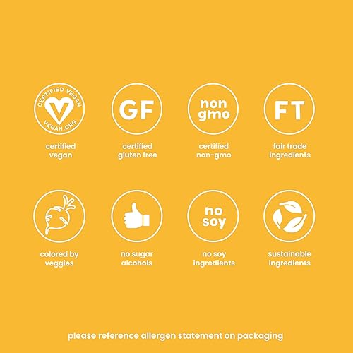 Miniatura 3 de UNREAL Gemas de quinua de chocolate oscuro (3 bolsas de tamaño económico), veganas, colores de la naturaleza, comercio justo, sin OMG, sin gluten,