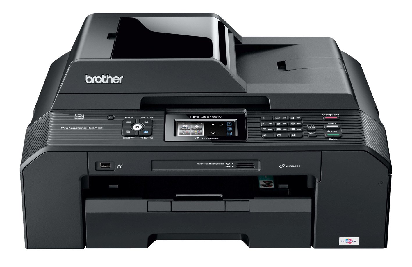 Brother International - MFCJ5910DW - MFC-J5910DW Wireless All-in-One Inkjet Printer,