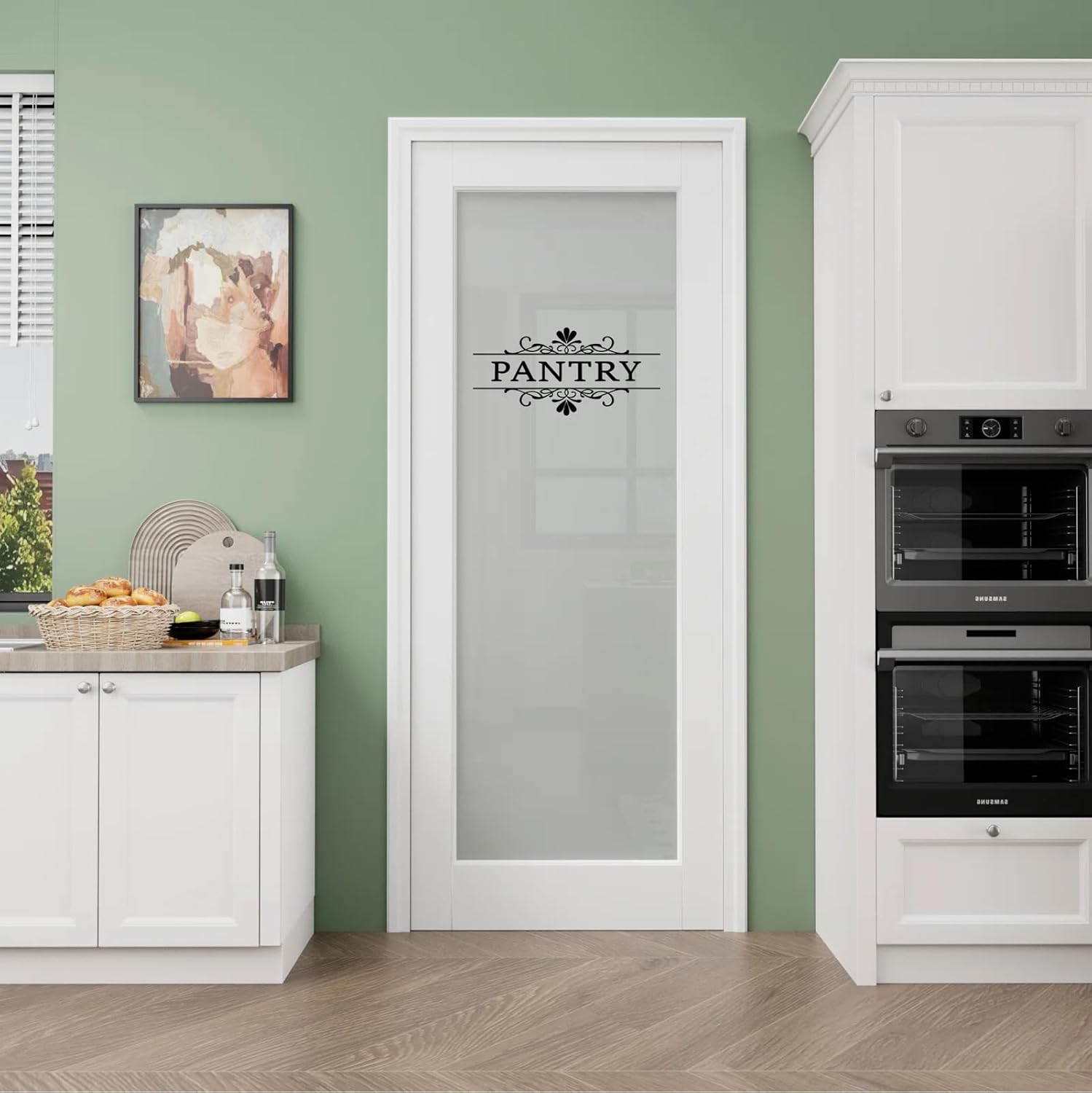 Interior Pantry Frosted Slab Doors Solid Manufactured Wood Prime Standard Door Without Hardware Kit,28"x 96",Pantry16