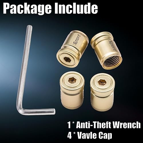 Miniatura 5 de Tapas de válvula de neumático deportivo, 4 unidades, antirrobo, universales, aluminio, cilindro elíptico con junta tórica, para automóviles,