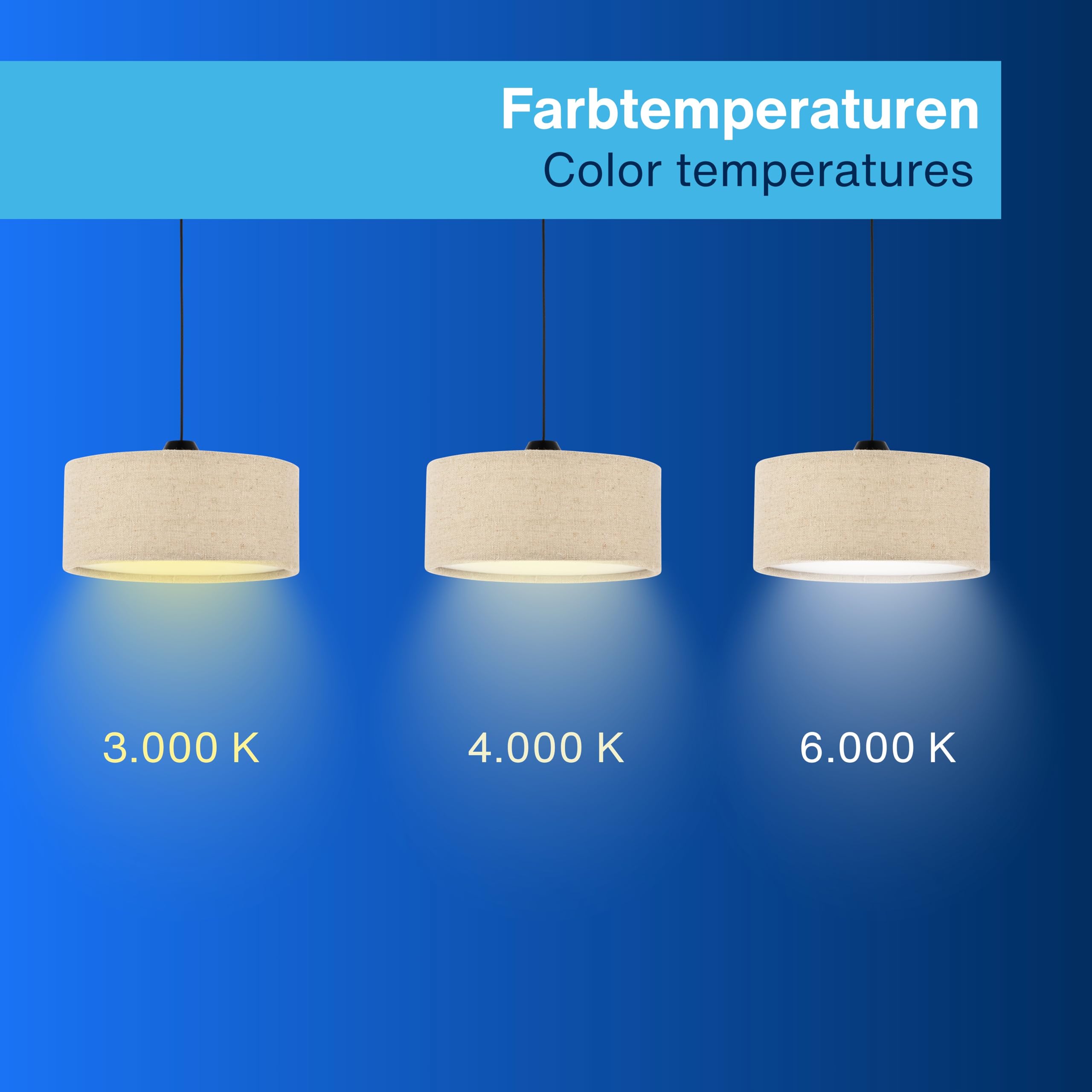 REV Pendelleuchte Akku - 120lm dimmbar 3 Farben, Timer 1-4h, höhenverstellbar (18-123cm), Hängeleuchte Wohnzimmer, Fernbedienung, Stoffschirm, taupe