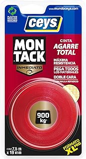 ceys - Cinta de montaje - Montack a.t - Inmediato - 7,5m x 19mm