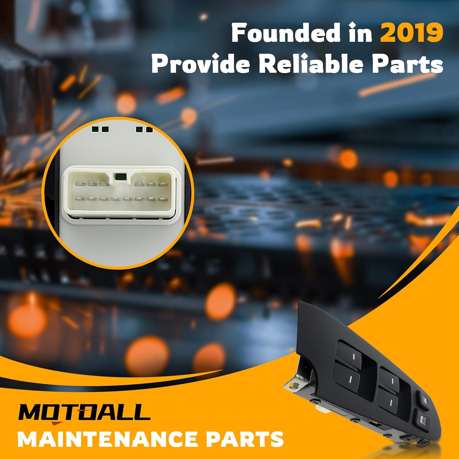 MOTOALL Left Driver Side Window Power Switch For Kia Forte 2010-2013 935701M100Wk