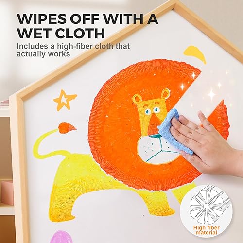 Miniatura 3 de Jar Melo Tiza sin polvo para niños, juego de 12 tizas para acera con soporte, lavable y no tóxico, tiza de color para pizarra, fácil agarre Jumbo