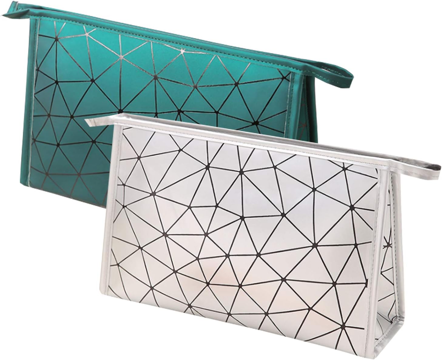 Fashion Cosmetic Bag Waterproof Makeup Bag Pouch Toiletry Bag Makeup Organizer with Zipper Portbale Travel Cosmetic Case Bags for Women