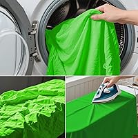 Vista 6 de Green Photo Backdrop for Photoshoot Photography Background Studio Backdrop Streaming Video Shooting 5x7FT Verde