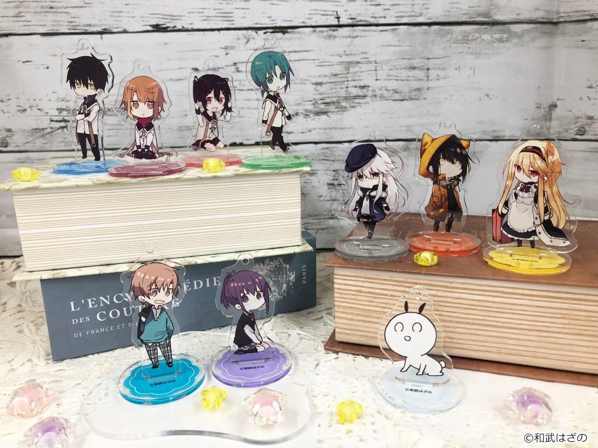 白聖女と黒牧師 デフォルメ アクリルキーホルダーコレクション　コンプセット 9月事後発売】【特典付き】「白聖女と黒牧師」デフォルメ