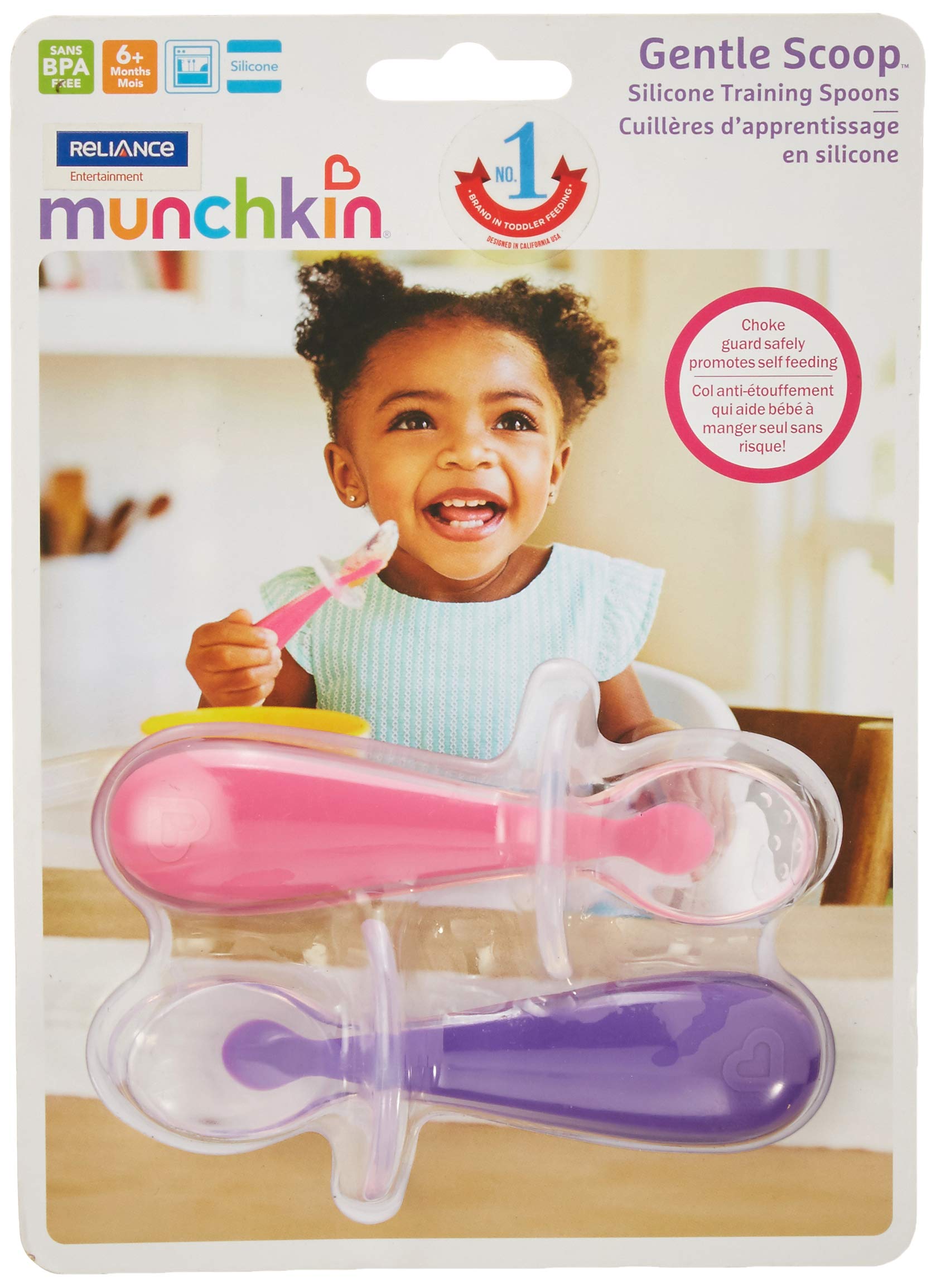 Munchkin Gentle Scoop Spoons (Pink & Purple)-image-18