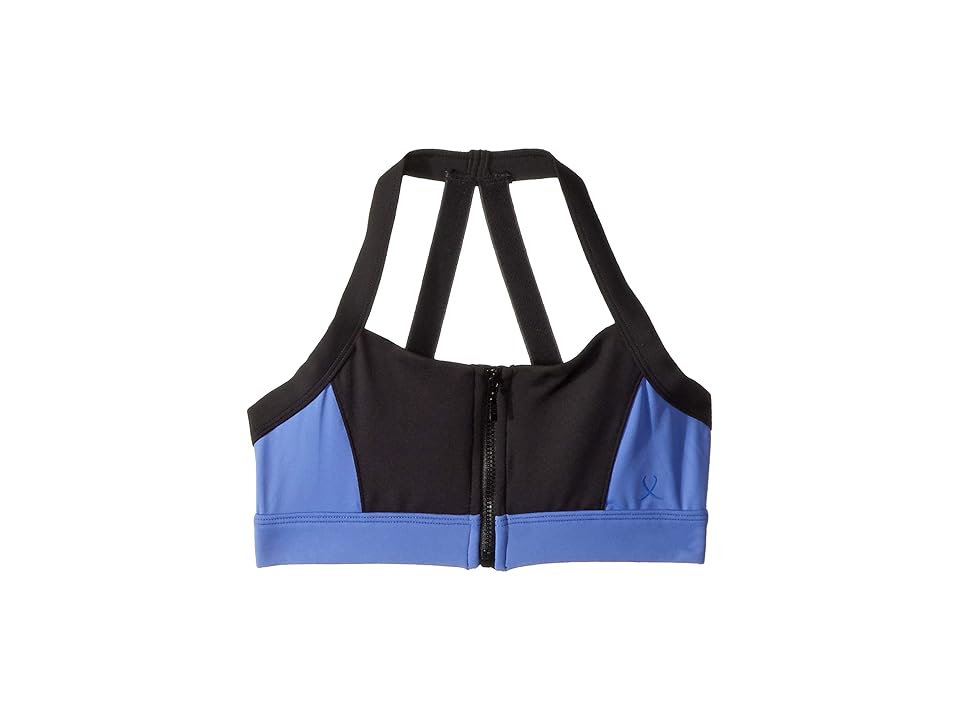 

Bloch Kids Two-Tone Halter Crop Top (Little Kids/Big Kids) (Black) Girl's Clothing