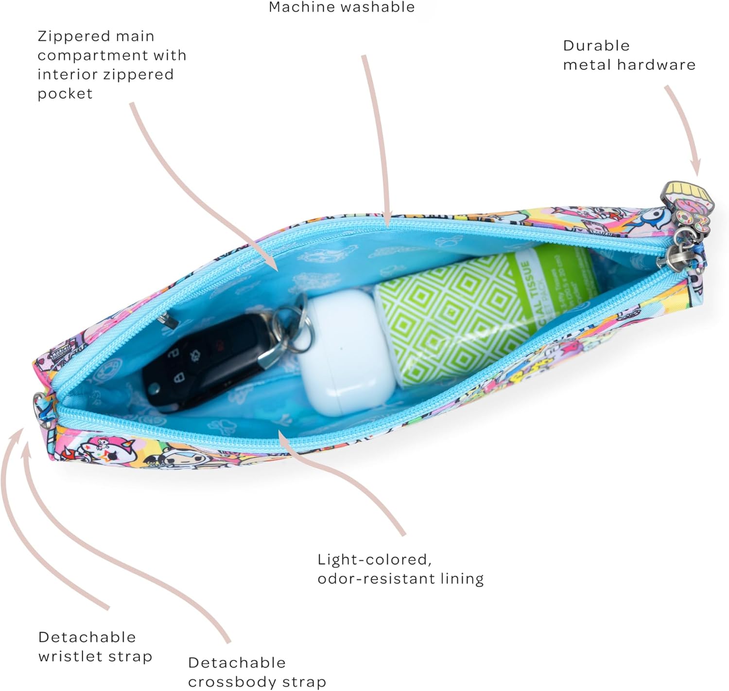 JuJuBe Be Quick Diaper Bag, Purses, Women's Crossbody Clutch Purse - Image 5