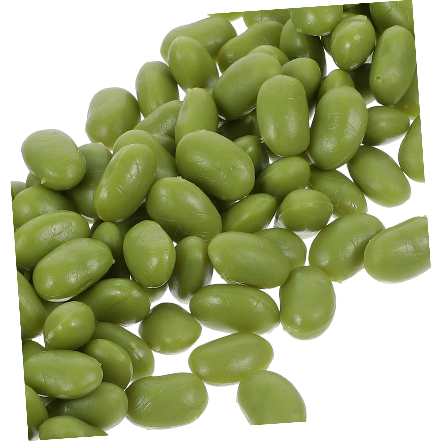 HOMSFOU 1 Pack Simulated Green Beans Greenery Decor Green Accessories Plastic Food Artificial Vegetable Model Kitchen Artificial Foods Artificial Fake Pea Fake Bean Rustic Grain Decor