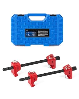 Orion Motor Tech 2pc Macpherson Strut Spring Compressor Tool Set with 10.5" Range, Heavy Duty Coil Spring Compressor Tools with 1/2" Square Drive, 13/16" Hex Strut Compressors for Car Truck, Red - Amazon product rated Grade A