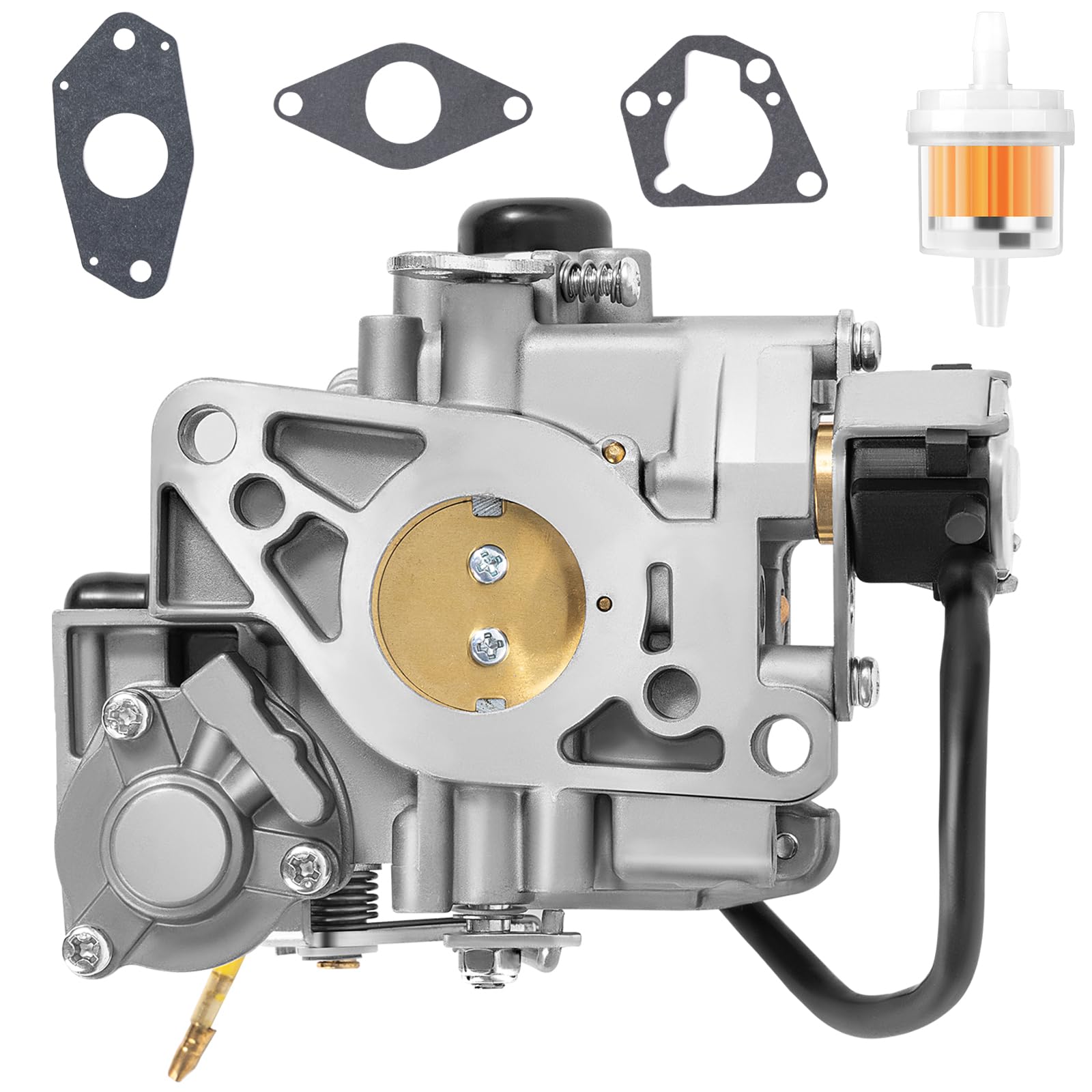 SOFO for Kohler Carburetor 25hp 27hp Kohler Carb with Fuel Filter Gasket CH25 CH730 740 Replace Part #24-853-34-S 24-853-162-S 24-853-93-S