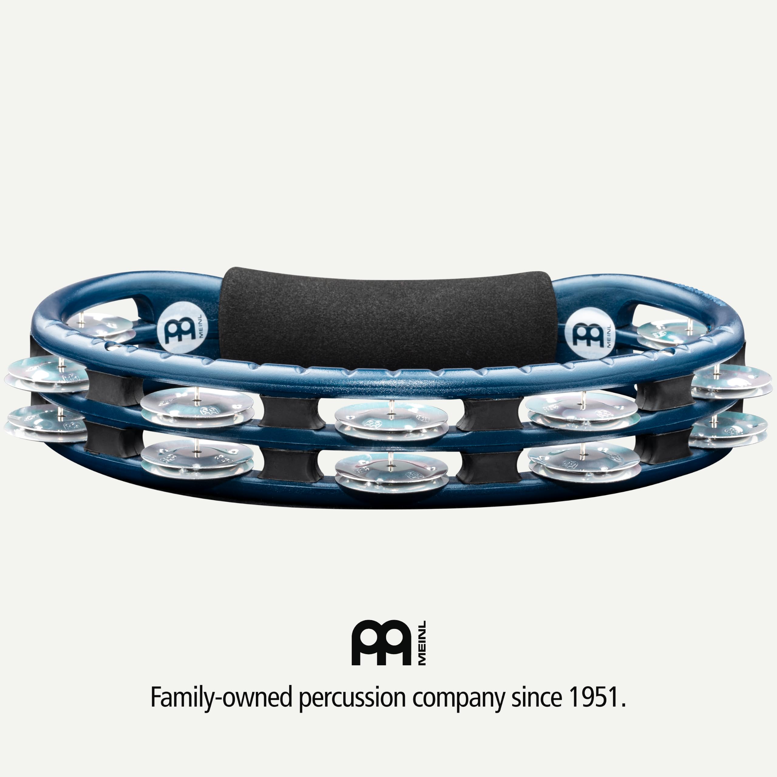 Meinl Percussion Traditional Hand Held Tambourine, Blau (TMT1A-B)