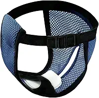 Fralda Para Cadelas No Cio, Ajustável E Lavável (Azul, Tamanho M)