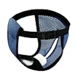 FDANDADE Reusable Dog Diapers, Adjustable Washable Female Underwear, Diaper for Female Dogs in Heat (Blue L)