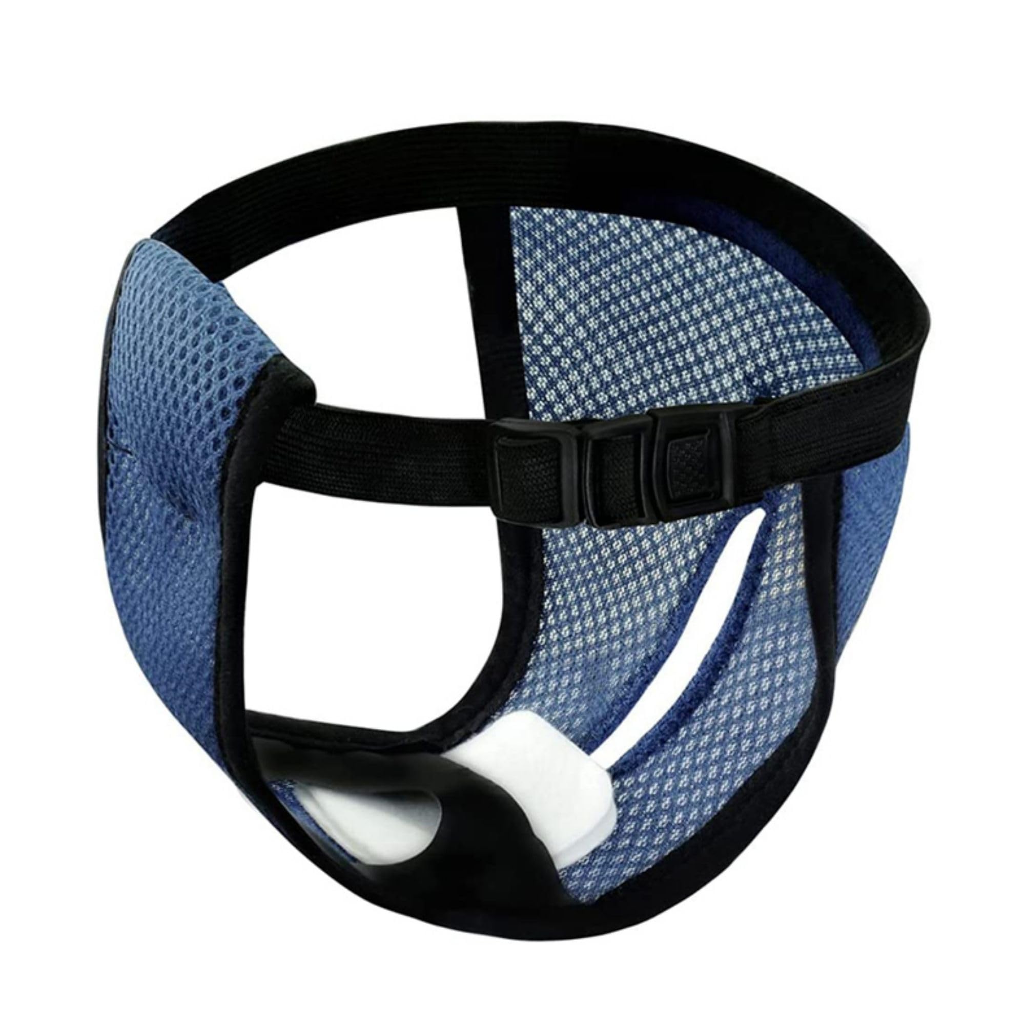 DDFS Dog Pants in Heat Reusable Diapers with 3 Replace Diaper, Female Dog Heat Cycle Pants Adjustable Protective Pad for Dogs Blue L