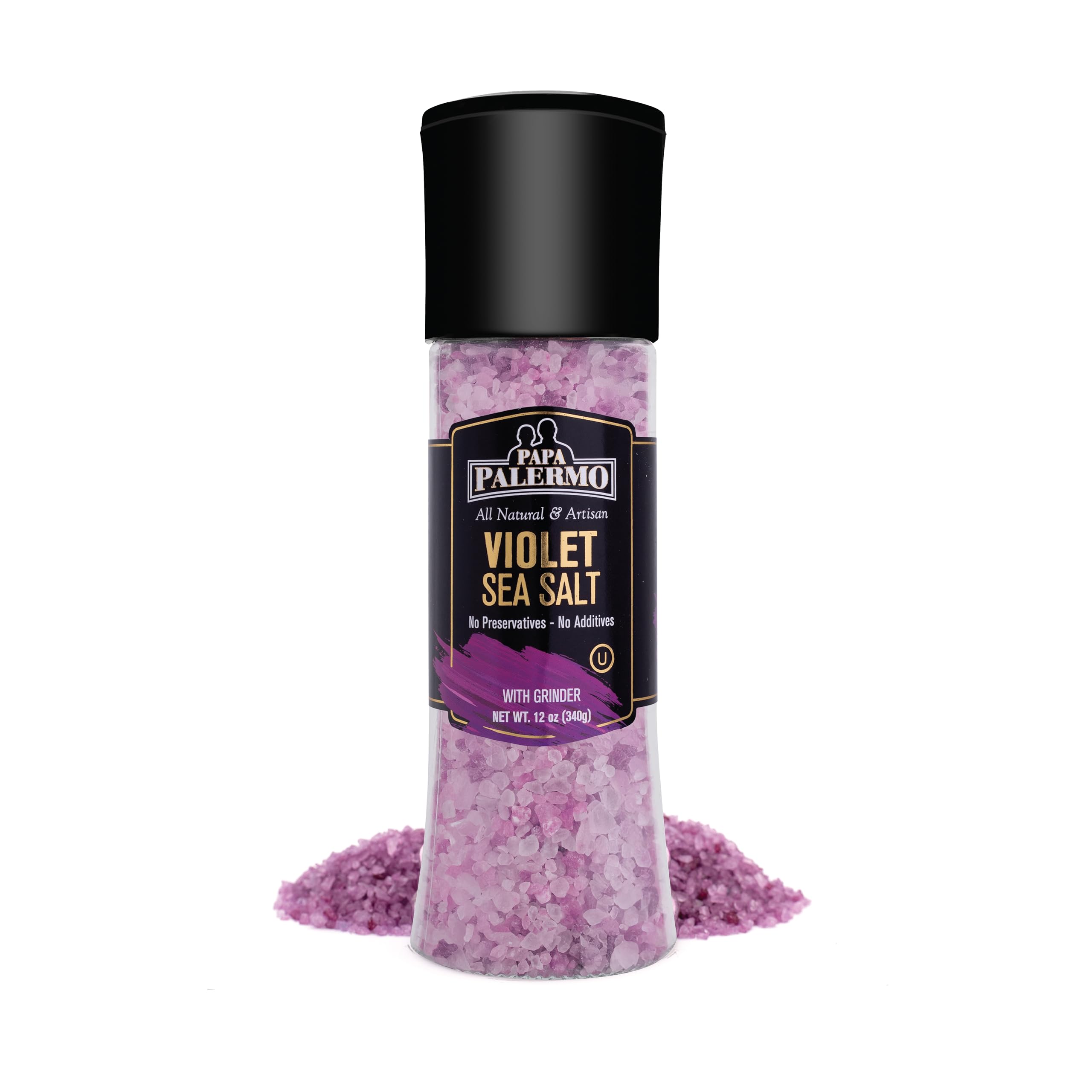 Amazon.com : Papa Palermo Grape Infused Violet Sea Salt with