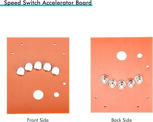 Miniatura 4 de 10L0L Interruptor de contacto de limpiaparabrisas movible con control de velocidad para carrito de golf con acelerador de interruptor de velocidad
