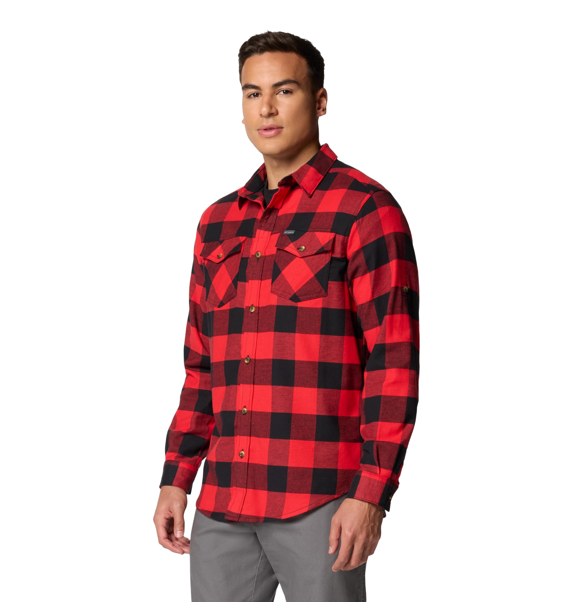 Columbia Bearmouth Springs Roll Up Long Sleeve Flannel Shirt Bearmouth Springs EXS - Camicia Arrotolabile Uomo (Pacco da 1)