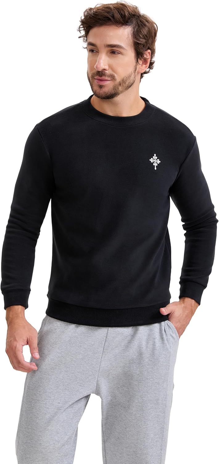 Men’s Windproof and Warm Sweatshirt with Polar...