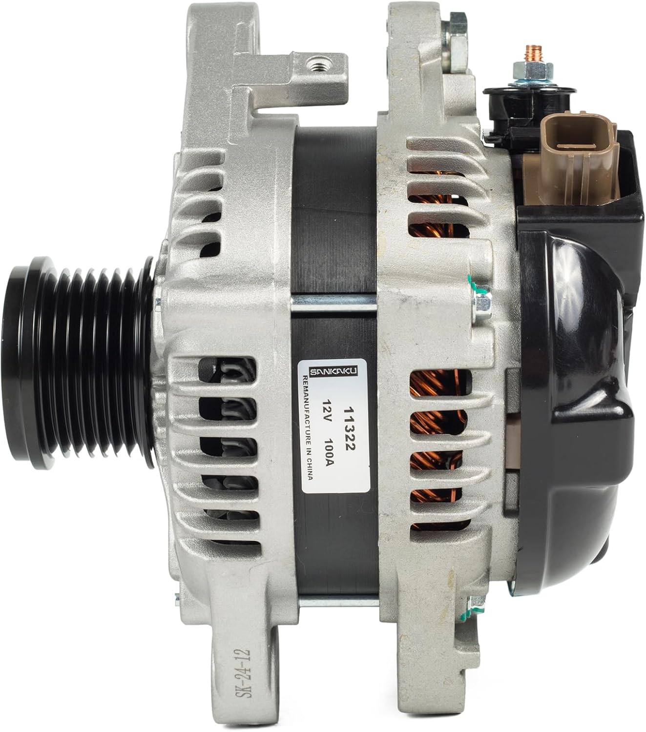 SANKAKU Alternator Compatible with Toyota RAV4 3.5L V6 2006 2007 2008, Replace 104210-4740 27060-31090 11322, 12V 100Amp CW 7-Groove Pulley