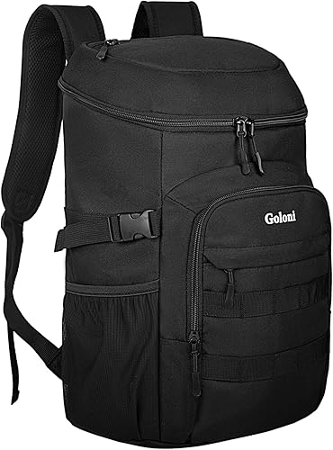 Cooler Backpack 24 latas, mochila térmica ligera a prueba de fugas para hombres y mujeres con forro extraíble único