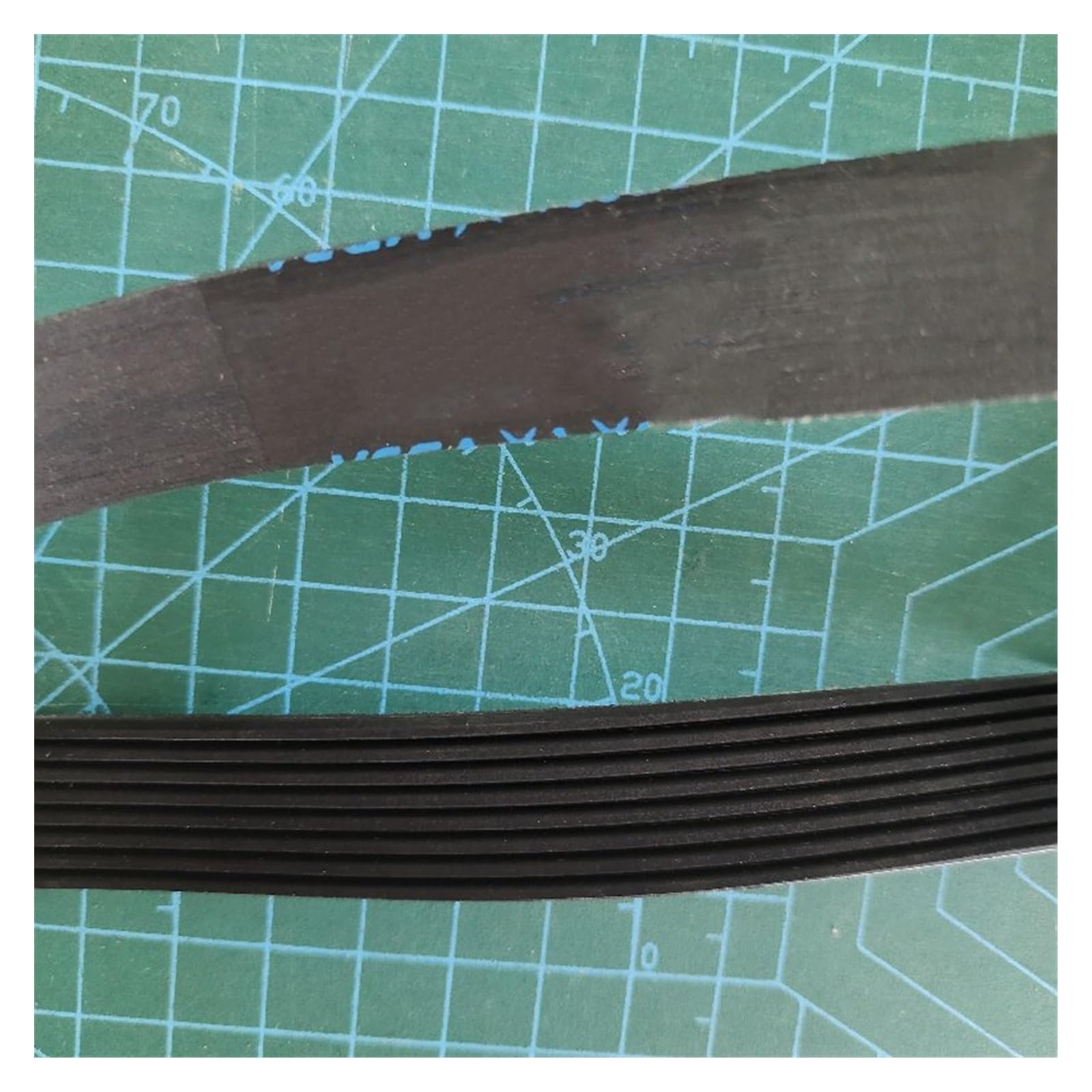 PLUT Cinghia di Trasmissione PJ520 PJ522 Cinghia di Trasmissione Cinghia Scanalata per Tosaerba A Nastro per Tapis Roulant (Misurare : PJ522, Colore : 2PCS_7 Ribs)