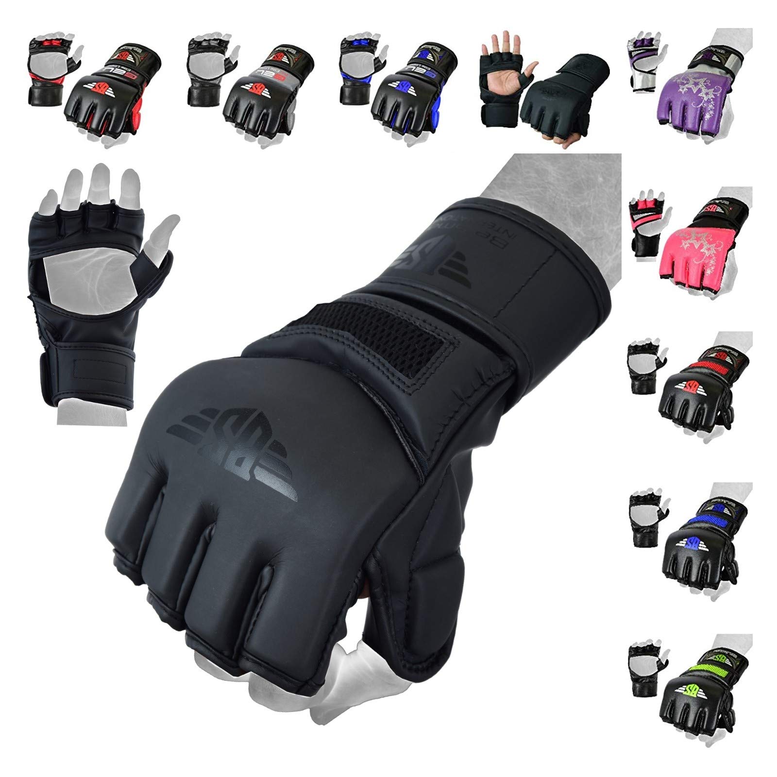 Guanti MMA OneX – Da Allenamento, Borsa E Sparring – Pelle Ecologica Con Imbottitura In Gel – Adulti