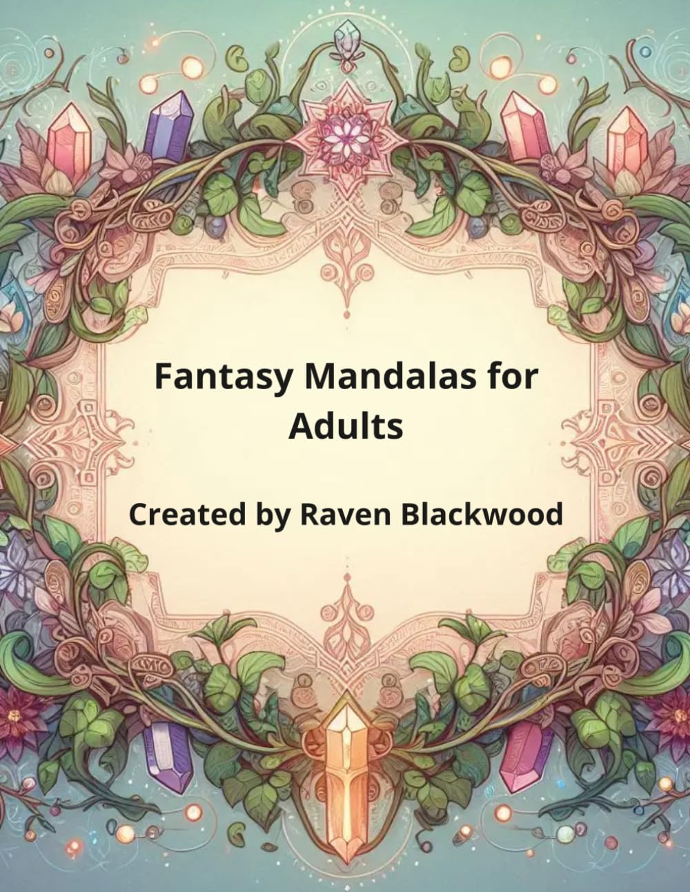 Fantasy Mandalas for Adults: Created by Raven Blackwood