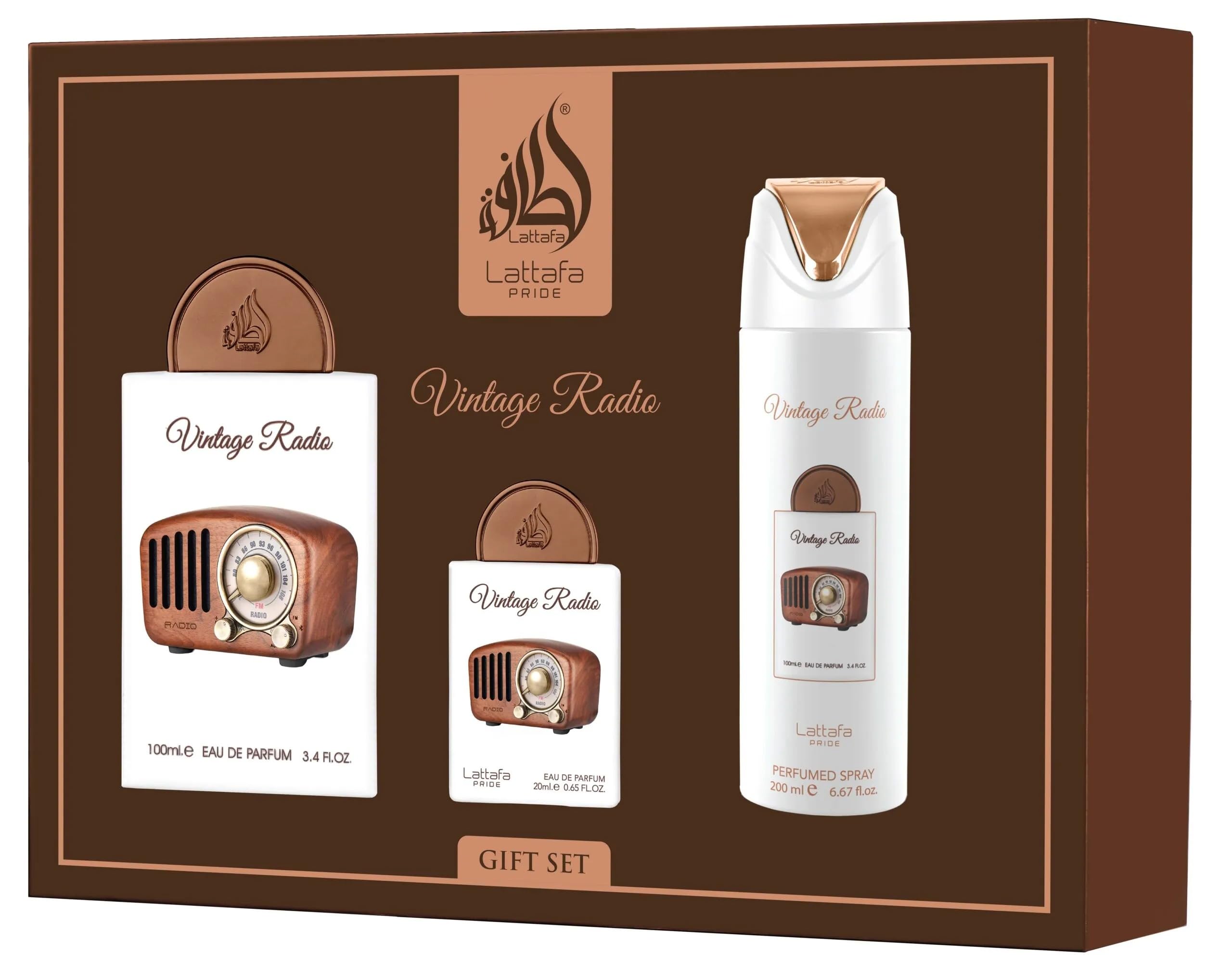 Amazon.com: Lattafa Pride Vintage Radio – Aromatic, Woody, Spicy