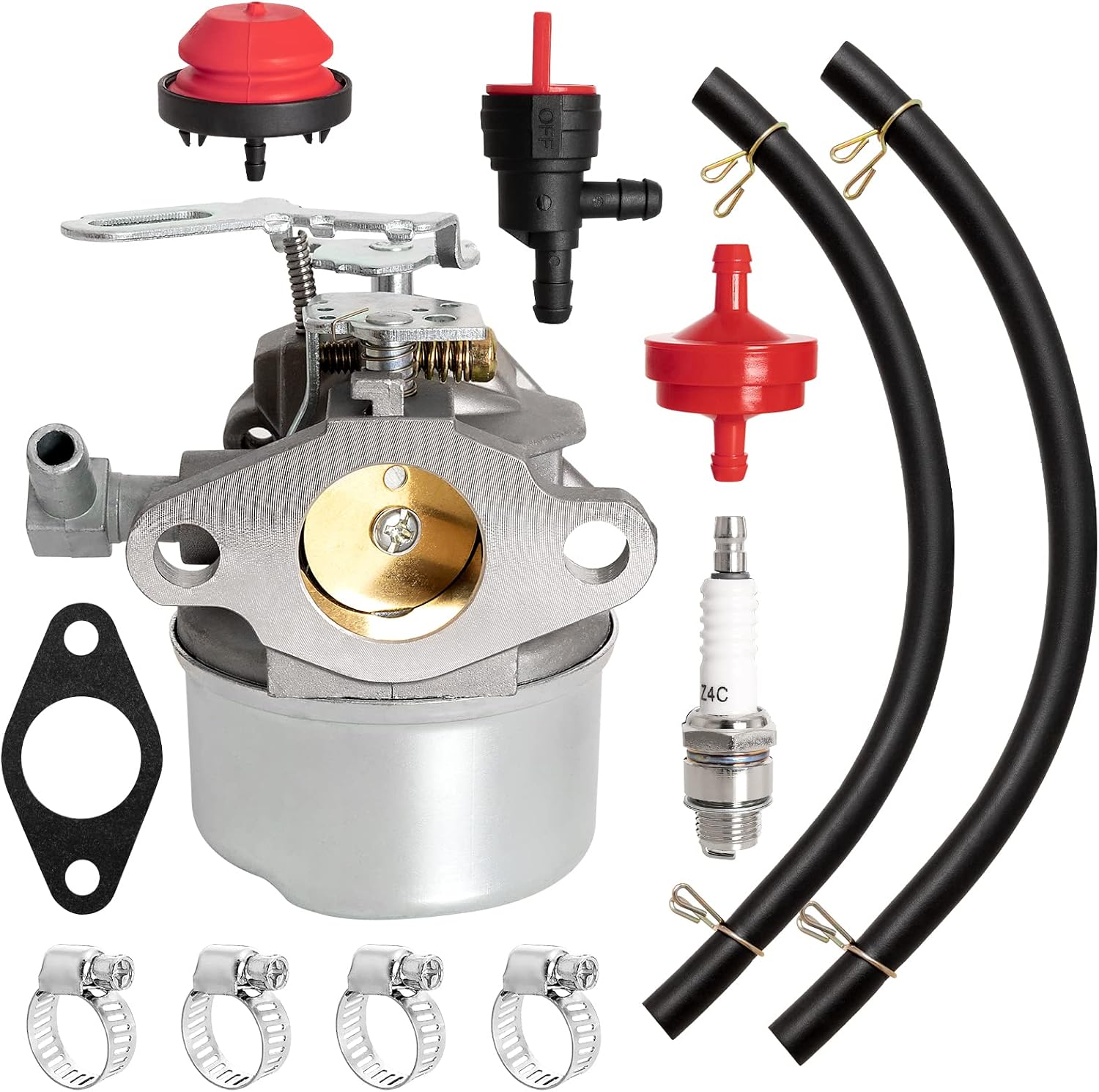 640084B Carburetor for Te cumseh Engine - Carburetor Carb Kit for Toro 521 Craftsman MTD Snowblower, Te cumseh HS50 LH195SP HSSK50 HSSK55 LH195SA Motor Engines, Replaces 640084 640084A 632107 632107A