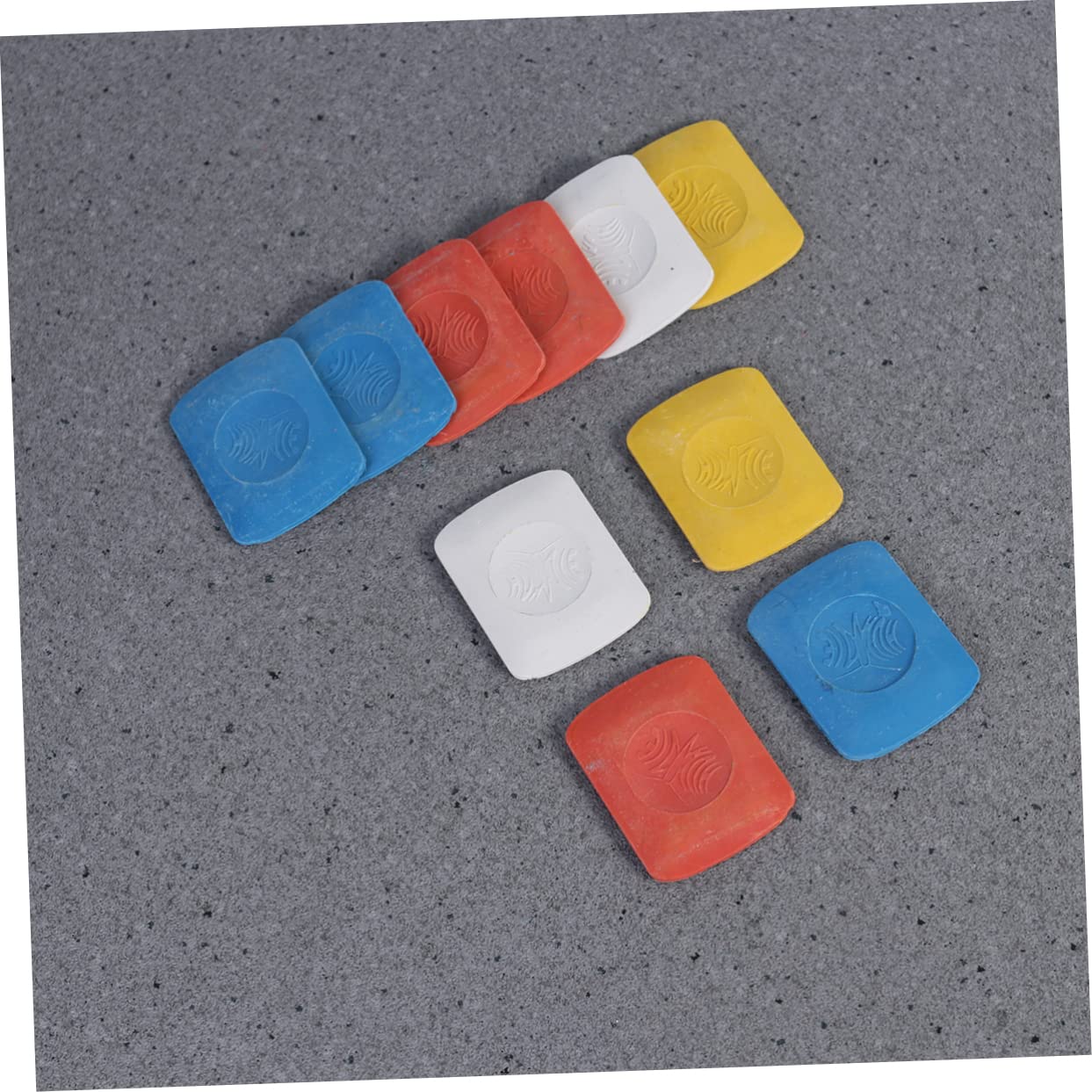 COHEALI 3 Set di Gessetti da Sarto per Cucire Pennarelli per Tessuti Multicolori 4 3x3 3 Cm Antimacchia Design Ergonomico per Progetti E Cucito 10 Pezzi*3