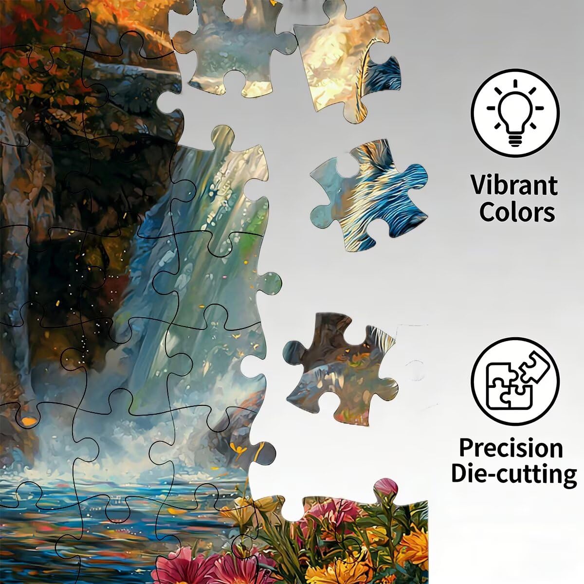 Puzzle 5000 elementów jesień, puzzle wilk dla dorosłych, klasyczne puzzle gry edukacyjne do aktywności rodzinnej, najwyższej jakości drewniane puzzle z pudełkiem na prezent dla mężczyzn i kobiet