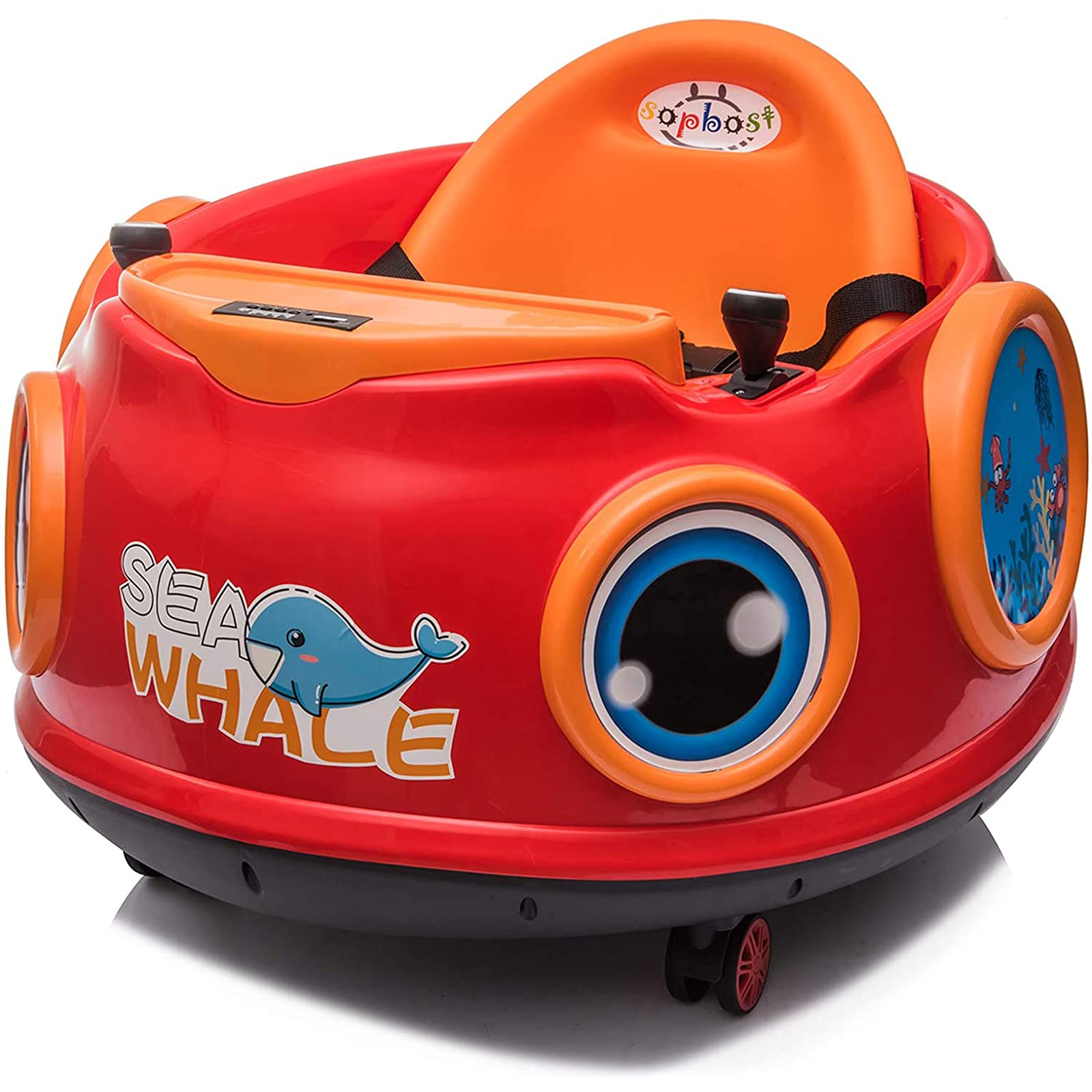 Buy sopbost 6V Bumper Car for Kids, Electric Ride On Bumper Car with