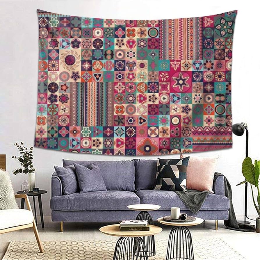 タペストリー チュニジア モロッコ Amazon.co.jp: ROSECNY タペストリー インテリア 壁掛け