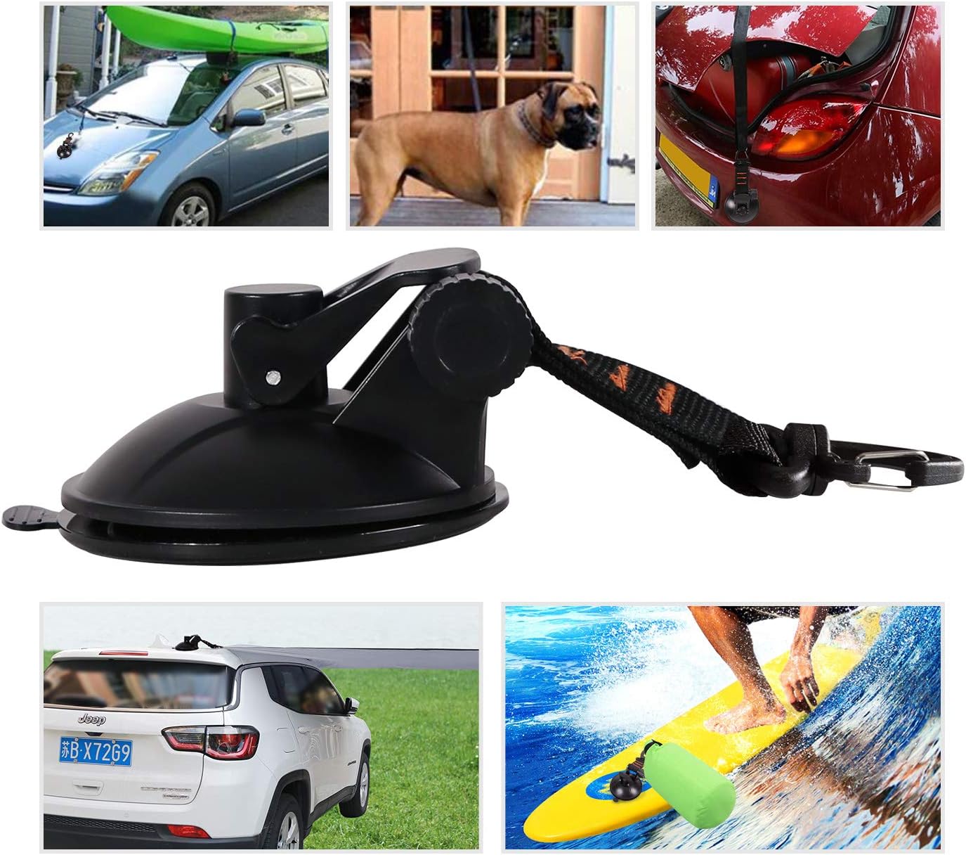 Amazon Redcamp 吸盤 タープ 強力 フック カーサイドオーニング カーサイドタープ サンシェード ２個入り カーポート 車庫アクセサリ