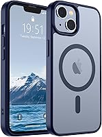 Vista 456 de SUPFINE - Funda magnética para iPhone 13 Pro Max (compatible con MagSafe), (protección contra caídas de grado militar de 10 pies), delgada, Negro