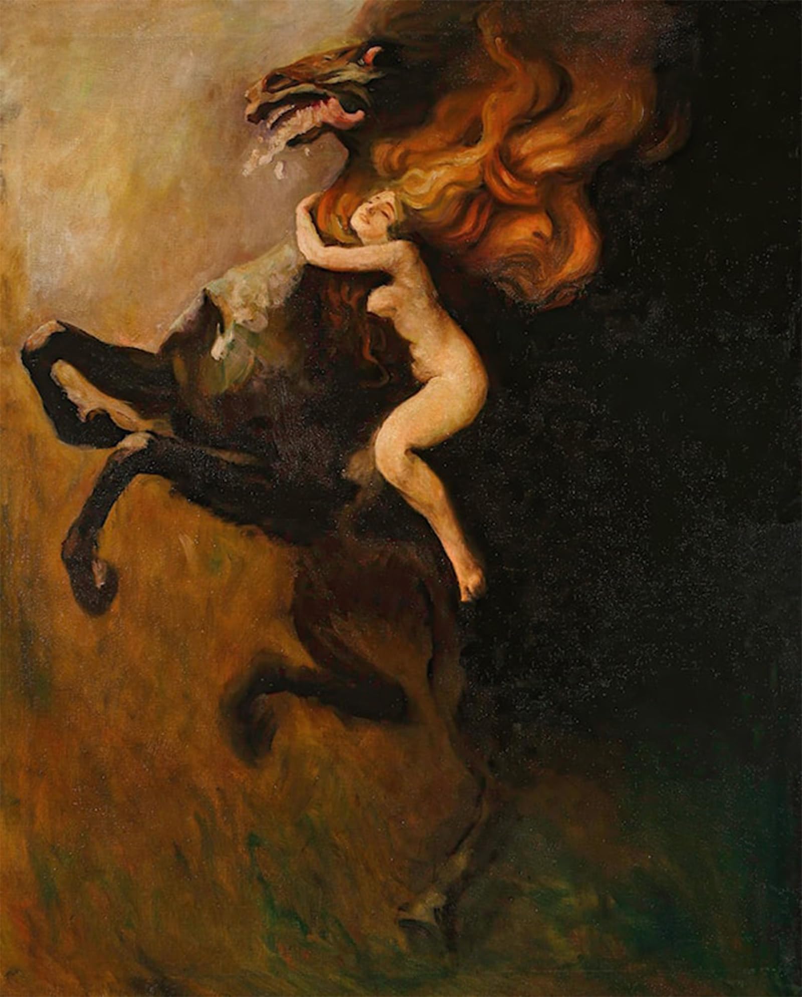 Affiche impression Frénésie Podkowinski grand format 60x90cm de musée - 5