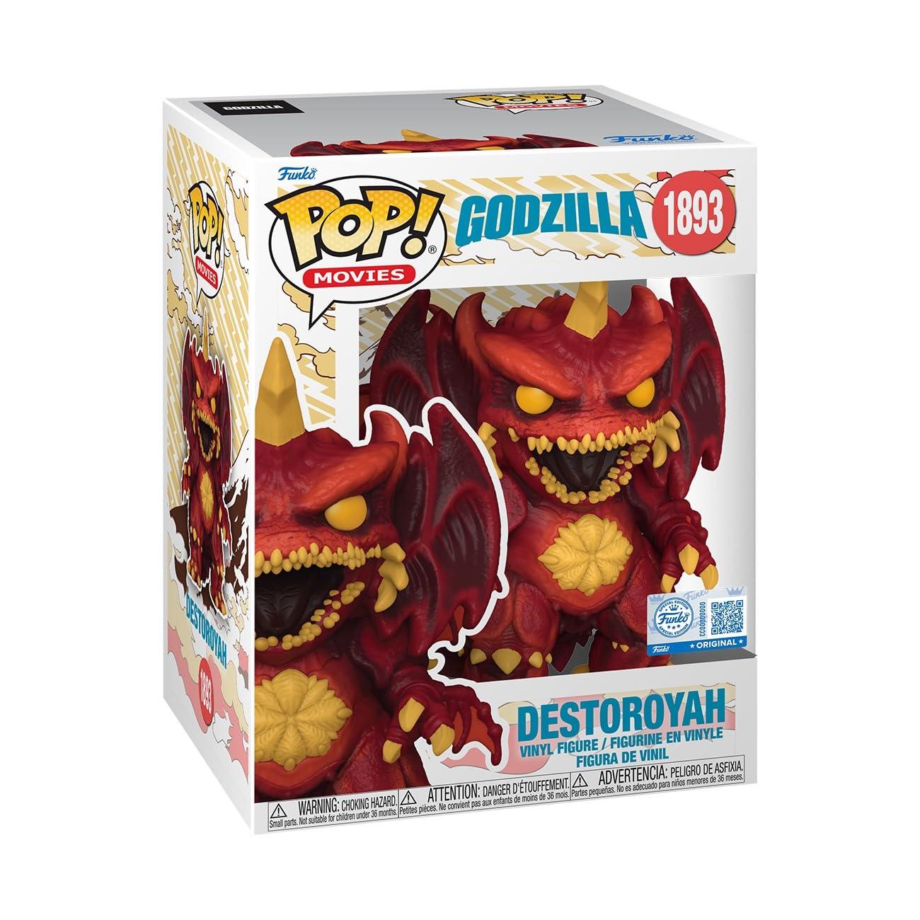 Funko Pop! Movies: Godzilla - Destoroyah - RF Destroyah - Amazon Exclusive - Collectable Vinyl Figure - Gift Idea - Official Merchandise - Toys for Kids & Adults - Movies Fans