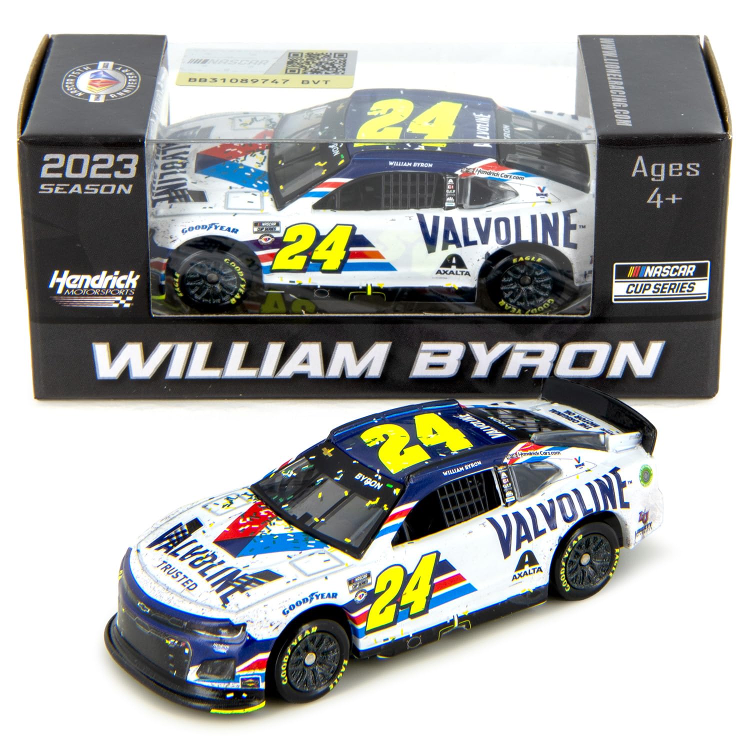 Lionel Racing William Byron 2023 Phoenix Raced Version Diecast Car 1:64 Scale