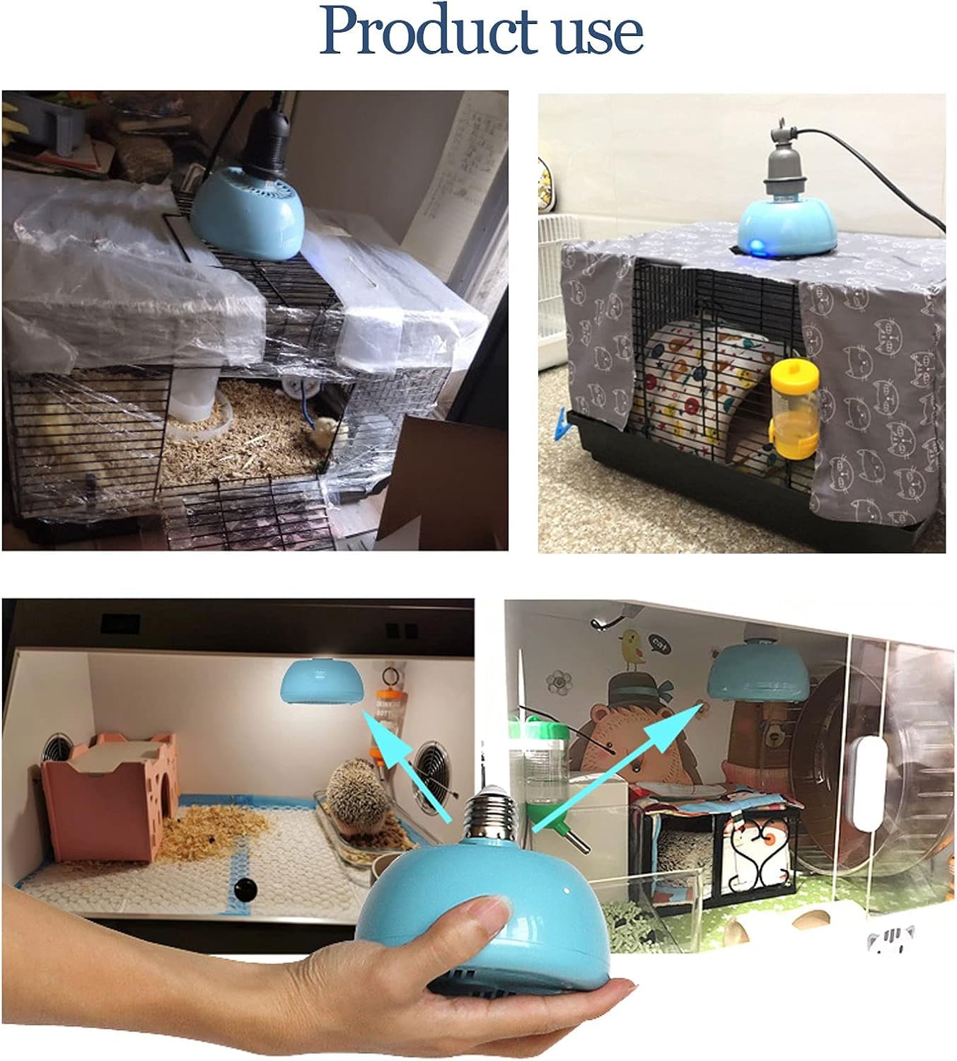 Lampa Grzewcza Dla Szczeniąt Piskląt, Lampa Grzewcza Drobiu Z Trójbiegowym Termostatem I Oświetleniem, Lampa Grzewcza Dla Jagniąt Kaczek Wylęgowych, Idealna Do Użytku Domowego