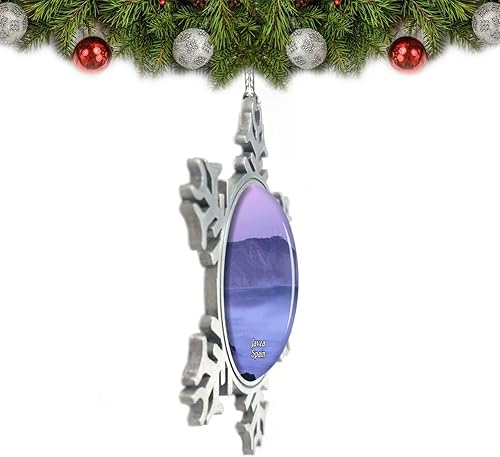 Miniatura 2 de España Arenal Playa Jávea Adorno de Navidad Decoración Árbol Cristal Metal Recuerdo Regalo