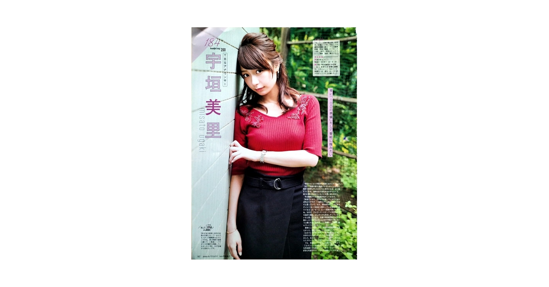▲限定1名様▲女子アナ▲宇垣美里▲切り抜きクリアブック2冊セット▲ラクマパック △限定1名様△女子アナ△宇垣美里△切り抜きクリアブック2