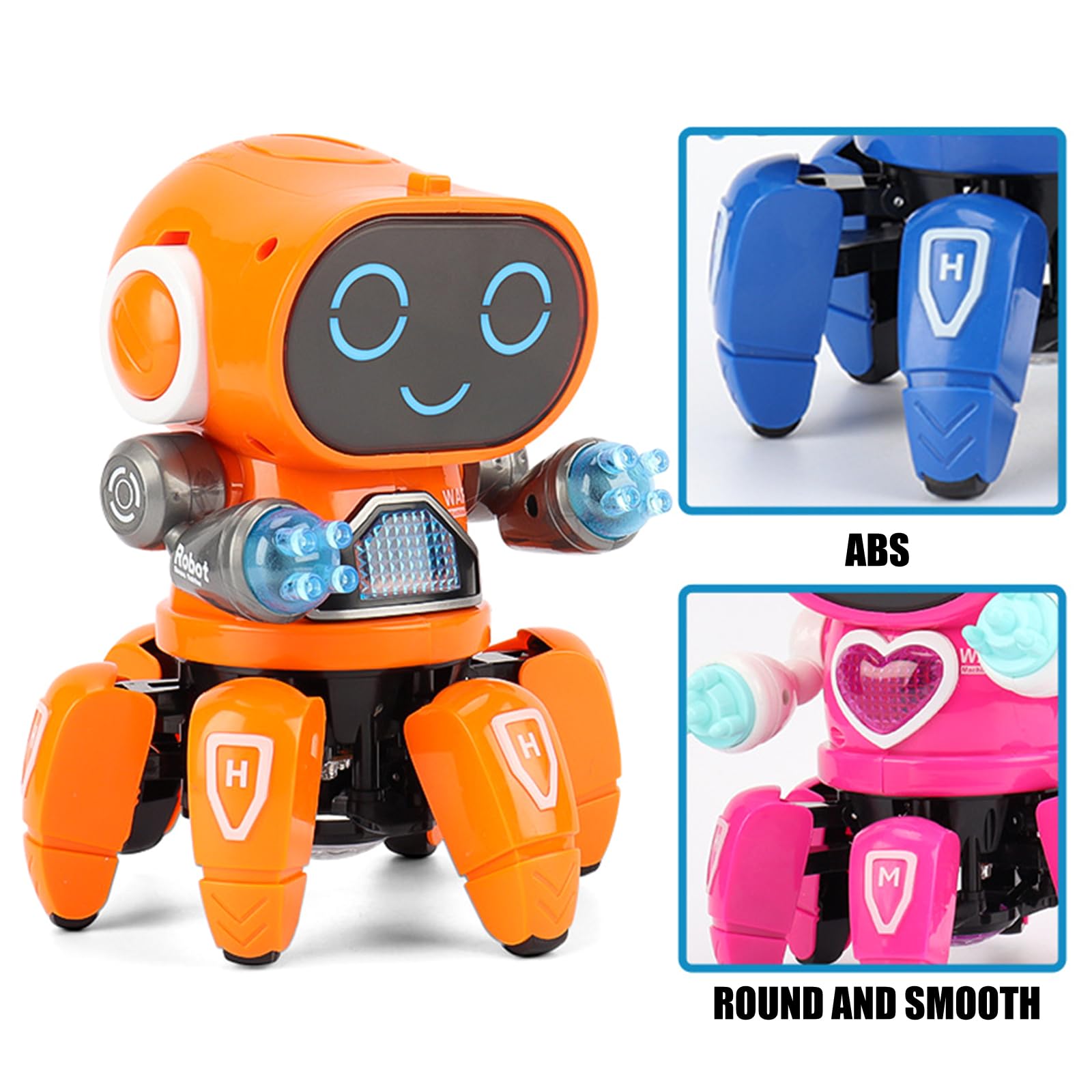 Interactive Six Claws Robot for Learning and Family Fun with Music Learning Robot — view 4